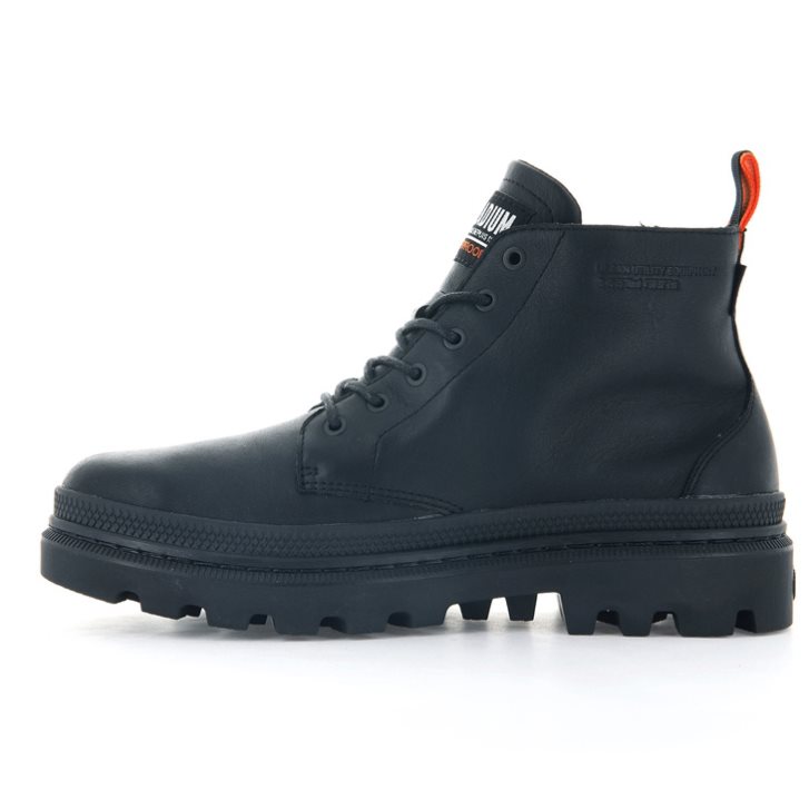 Bottes Palladium Pallatrooper Hi-2 Homme Noir | FR KSC438J